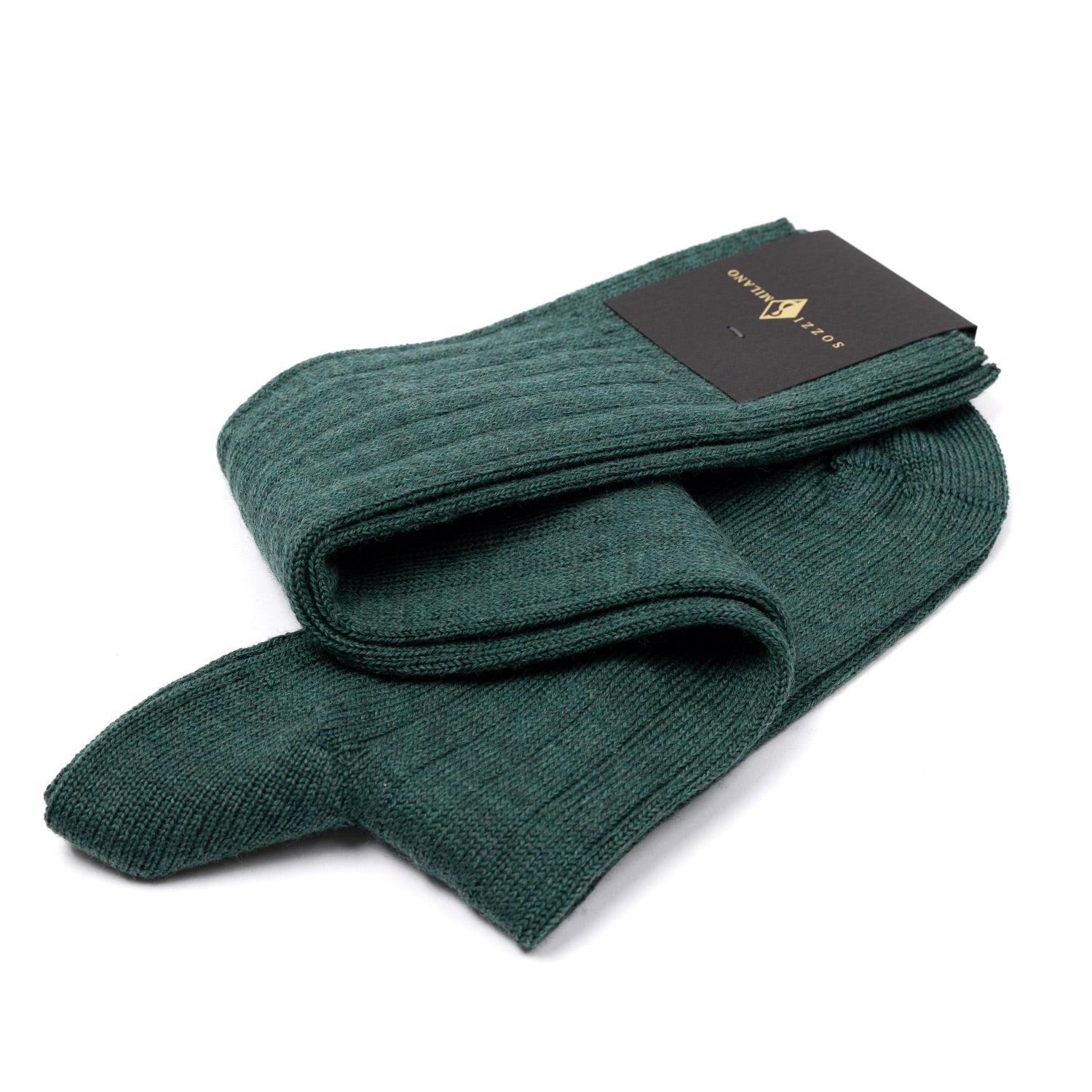 Knee Sock "Wide Rib" made from Lambswool
